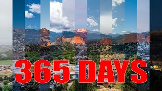 EPIC 1 YEAR TIMELAPSE: Pikes Peak \u0026 Garden of the Gods