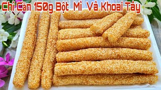 Có Bột Mì Và Khoai Tây Cùng Heo Làm Món Bánh Que Ăn Vặt Siêu Ngon Dễ Và Nhanh Nhé