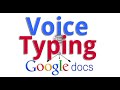 Voice Typing the Easy Way with Google Docs: Dictation Made Easy