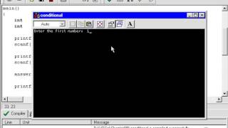 0803 C programming The conditional Operators