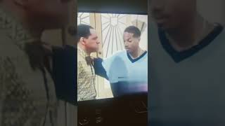 Pops came with the belt til Marlon nails him with the football π- Wayans Brothers.