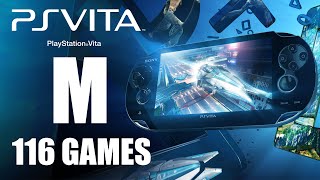 The PSVita Project - Compilation M - All PlayStation Vita Games