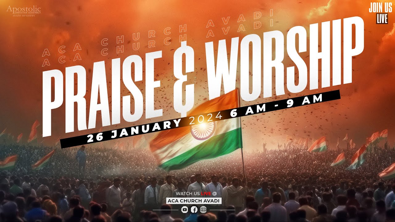 LIVE | Special Praise & Worship | 26 January 2024 | Republic Day - YouTube