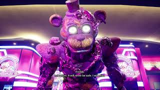 Gregory stays with Toxic Glamrock Freddy - FNAF Security Breach