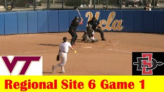 San Diego State vs Virginia Tech Softball Highlights, 2024 NCAA Regional Site 6