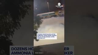 Ammonia leaks from tanker truck in Oklahoma hotel parking lot