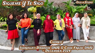 Sigueme Y Te Sigo Line Dance | Choreo:Indrawati Damanik (INA) \u0026 Chok Fredo (INA) - December 2024