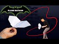 How to make a batman paper plane that flies like a boomerang