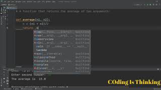 Sum of two numbers using functions - Python Programming | English