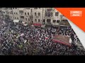 Ribuan rakyat Jordan tunjuk sokangan kepada Palestin