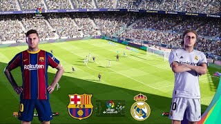 PES 2021 - Gameplay | Barcelona vs Real Madrid | PC