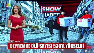 Depremde ölü sayısı 530'a yükseldi