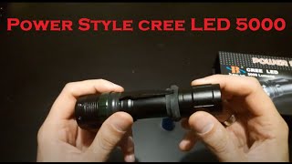 Power Style cree LED 5000 lumens flashlight review