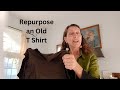 Repurpose an Old T Shirt - Cut Up for Rags