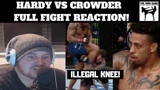 GREG HARDY VS ALLEN CROWDER FIGHT REACTION! UFC ON ESPN 1+ - FIGHT NIGHT BROOKLYN