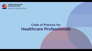 DSS Code of Practice: Healthcare Professional