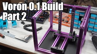 LDO Voron 0.1 3d Printer Build Part 2: A/B Drive, Idler, & Z Axis