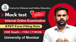 New Updates! Centre for Distance and Online Education (CDOE) University of Mumbai