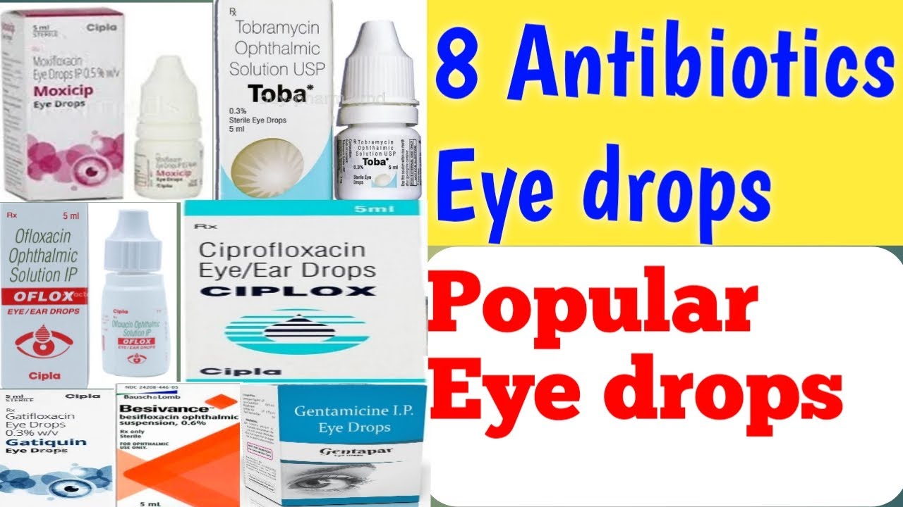 Best Antibiotic Eye Drops