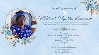In Loving Memory of Mildred Agatha Lawerence