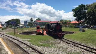 20170408 北ボルネオ鉄道 Papar駅で転車