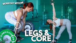 LEGS & CORE - Workout With Me | Meg Squats