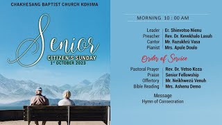 Senior Citizen's Sunday | October 1, 2023