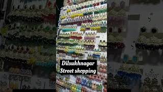 Dilsukhnagar || Street shopping || trendy earrings collection || Alekhya.VVlogs