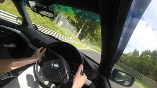 BMW E39 525 Sport Nurburgring lap 27.09.2015