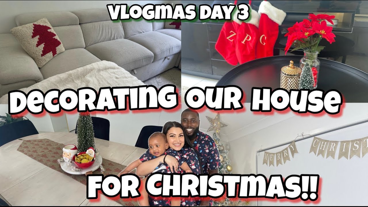 Vlogmas Day 3 Decorating Our House For Christmas Kmart Haul Youtube
