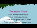 Treasure Trove Song - STD 4 - TERM 1 ENGLISH