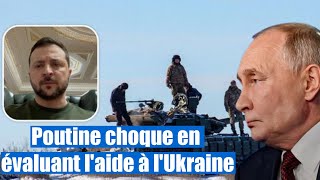 l'aide à l'Ukraine : L'incroyable montant révélé par Poutine pour l'Ukraine