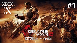 【戰爭機器 2】Gears of War 2《中文字幕 英文配音 Xbox Series X 4K》Part 1