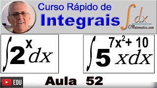 GRINGS - Integral Indefinida Exponencial - ( Aula 52 )