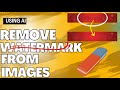 REMOVE WATERMARK from any IMAGE using AI / Online tool