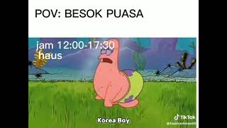 Nunggu bulan Ramadhan#edit #music #spongebob #videos