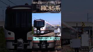 【名/迷列車で行こう短尺編#6】国内最速のハイブリット車！HC85系