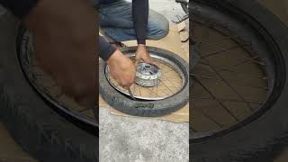 How to Remove Tires 07/100-17 #shorts #motorcycle