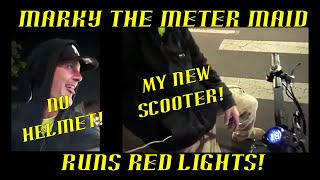 Frauditor Marky the Misfit Buys New Electric Scooter \u0026 Runs Red Lights!