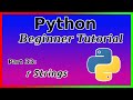 r Strings - Python Tutorial (Part 33)