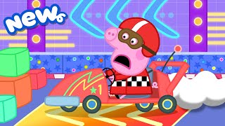 Peppa Pig Tales 2026 🏁 Peppas MEGA Electric Race Track 🏎️ BRAND NEW Peppa Pig Episodes