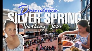 A taste of Downtown SILVER SPRING, MD - short walking tour, African Food #vlog #travel #foodie