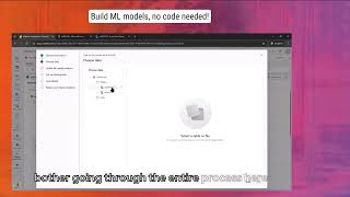 Building ML Models without Code