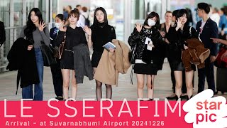 르세라핌 '2024AAA에서 만나요!' [STARPIC]  LE SSERAFIM Arrival - at Suvarnabhumi Airport 20241226