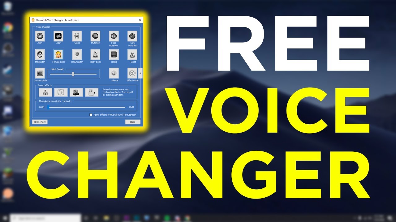 How To Download Free Voice Changer For PC - YouTube