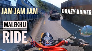 Ride To Malekhu || Lots Of Traffic Jam || Ankit Thapa Vlogs ||