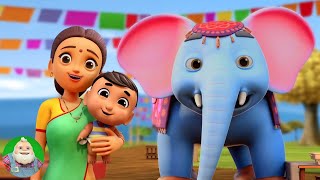 हाथी मामा कहां चले, Hathi Mama, Hindi Rhymes for Toddlers and kindergarten Song