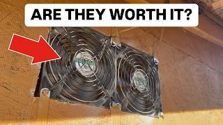 Solar Powered Dual Fan Kit for Chicken Coop Ventilation