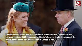 Sarah Ferguson pledges support to King Charles and Queen Consort Camilla