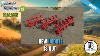 Today new mod update for farming simulator 25 (PC/MAC, PS5, XBS)